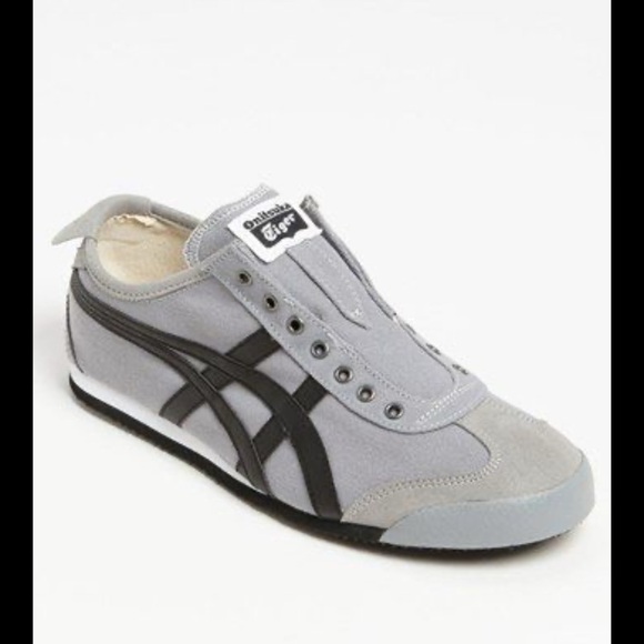 Onitsuka Tiger by Asics Other - Onitsuka Tiger Mexico 66 Slip On Sneaker Gray Black
Size 9